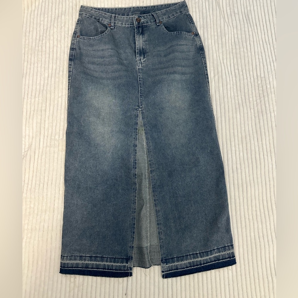 Long Jean skirt
